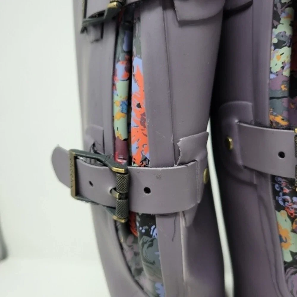 NWOB Chooka's Versa Prima Wide Calf Mulberry Rainboots 6‎